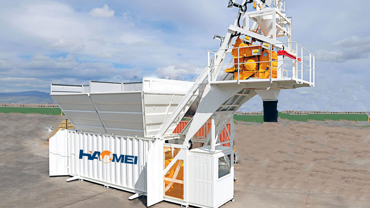 YHZS25 Mobile Concrete Plant
